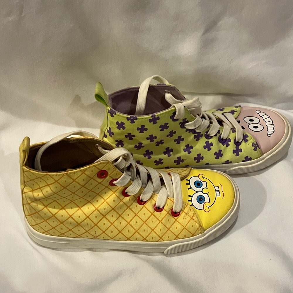 SpongeBob SquarePants Kids Sneakers - Yellow and Pink